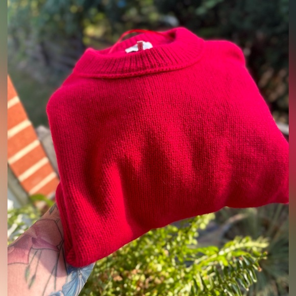 LITA by Ciara Janelle Recycled Cashmere Sweater in Salsa - Picture 8 of 12